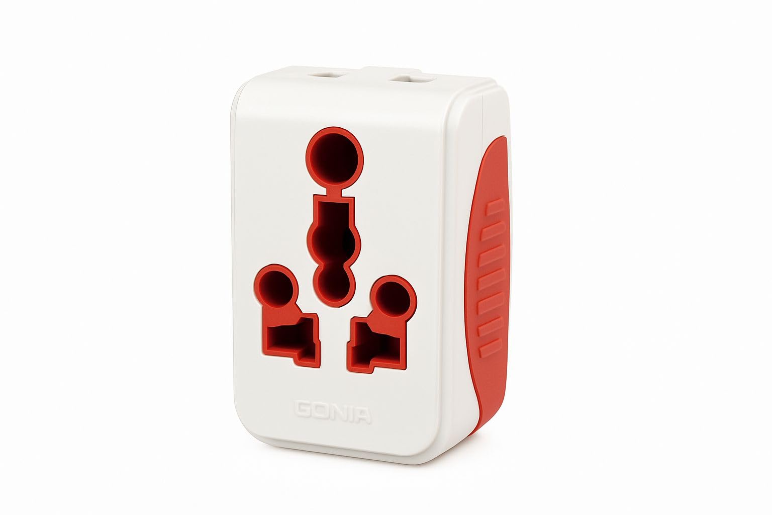 Cona Smyle New Hugo 5050 6A to 16A Conversion 3-Pin International Multi Plug, 6A/16A, White and Red-picture-13