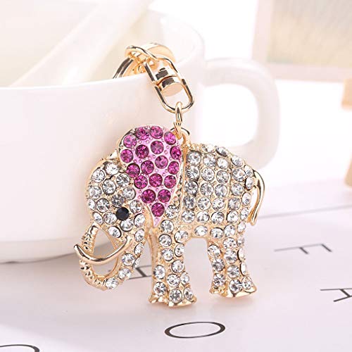 Forbestest di cristallo a forma di elefante catena...