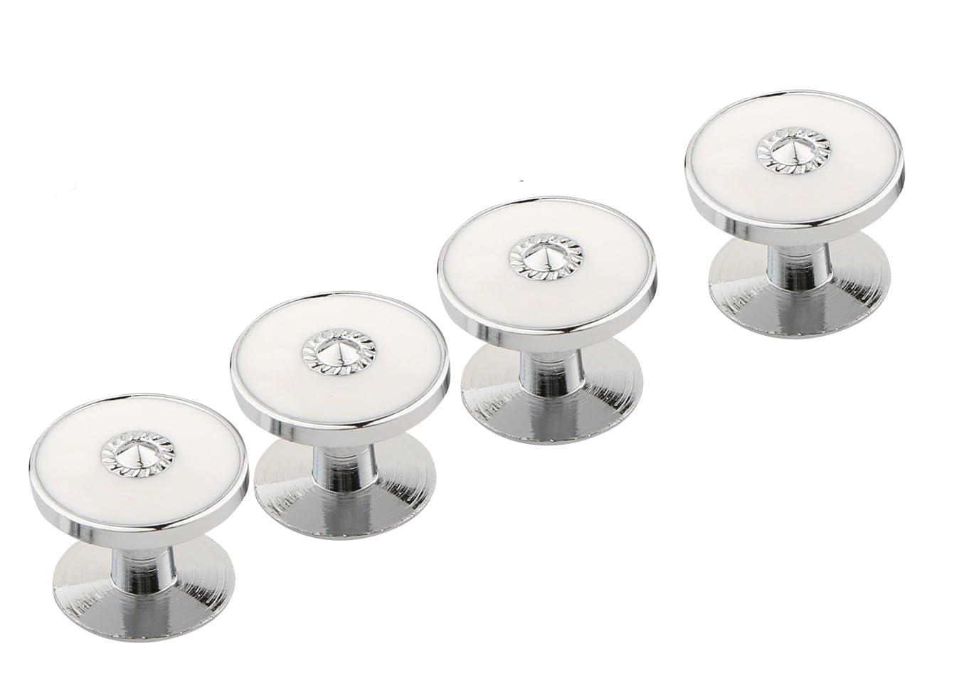 Brass White Silver Kurta Buttons - Elegant and Versatile Buttons for Men and Women's Ethnic Wear - Enhance Your Kurta Collection with Stylish Accessories-image-24