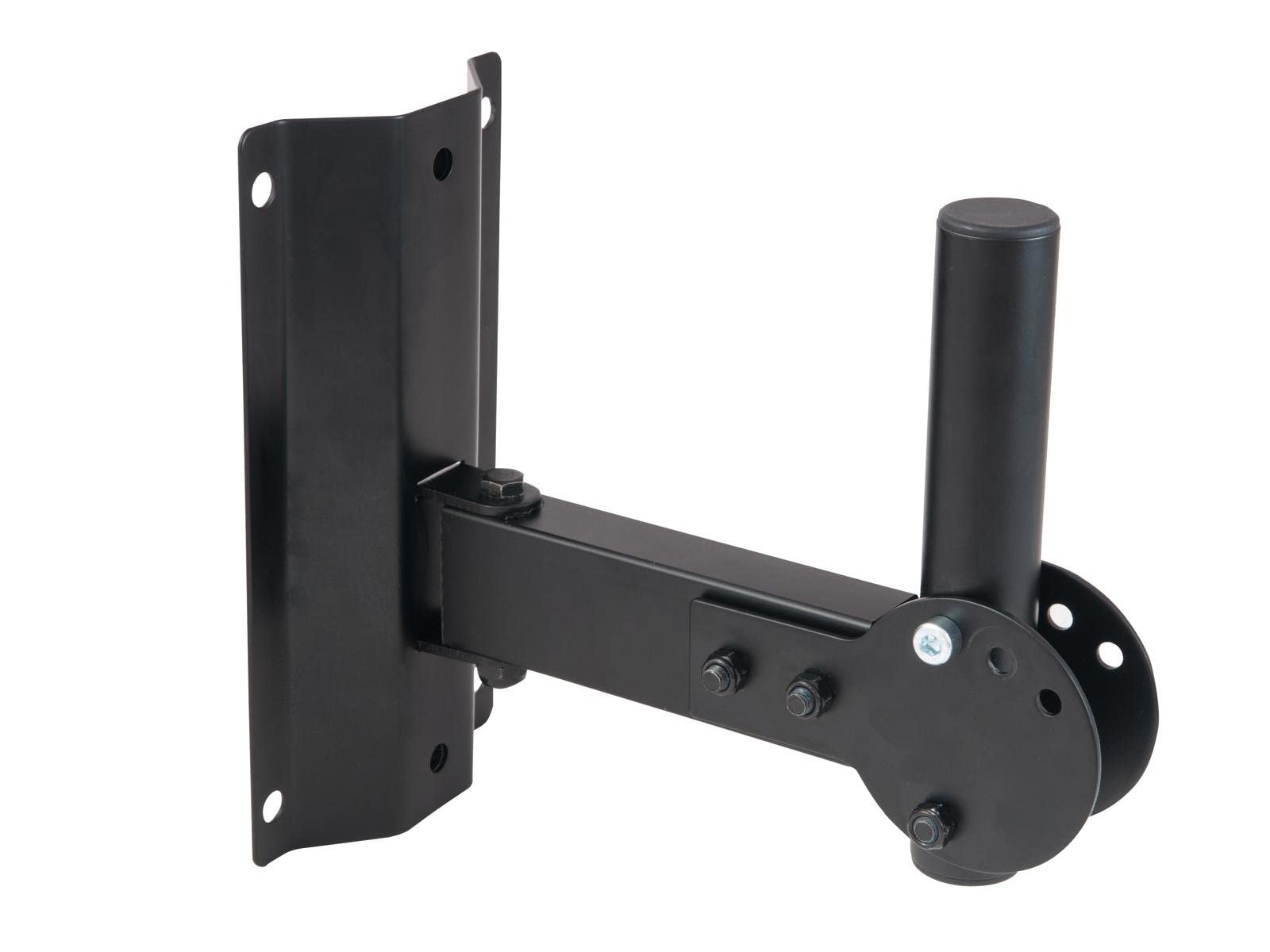 OMNITRONIC WH-1 Wandhalterung 30 kg max | Halterung für Lautsprecherboxen, schwenk- & neigbar, Maximallast 30 kg