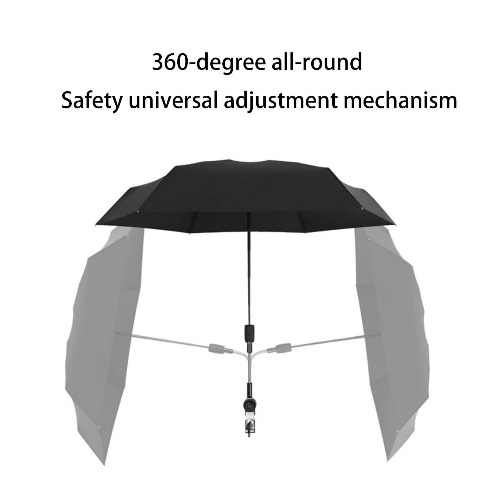 Sombrilla Para, Soporte Para Cambio De Posición, Bloqueador Portátil, Refugio Para Paseos Para Cochecitos, Abrazadera Plegable, Clip Para Accesorios, Sombrilla Para Cochecito, Toldo