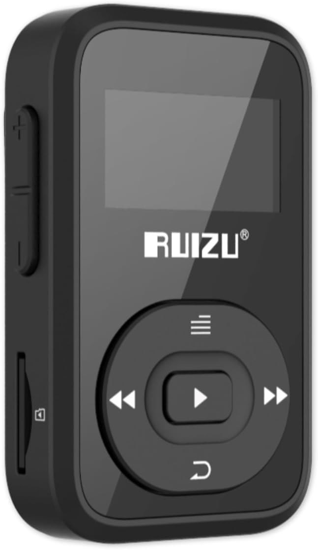 clip Bluetooth mp3 player RUIZU X26 8GB with Screen 30 Hours Playback