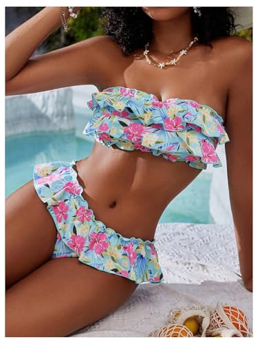 Bikini 2 pièces sans bretelles idéal pour le bronzage