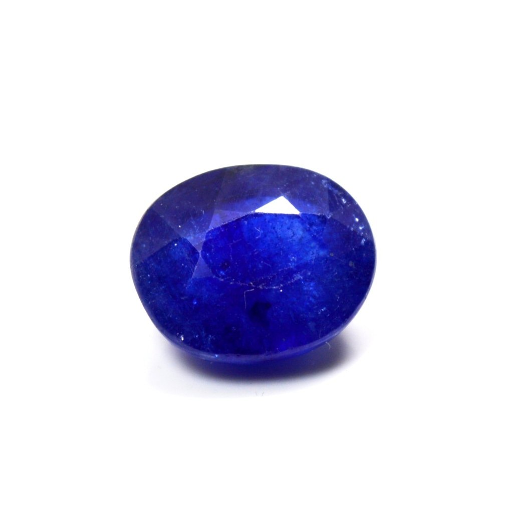 Natürlicher blauer Saphir, facettierter Edelstein, 6 Karat, echt, lose zur Schmuckherstellung, AAA-Qualität, Stein, Blauer Saphir