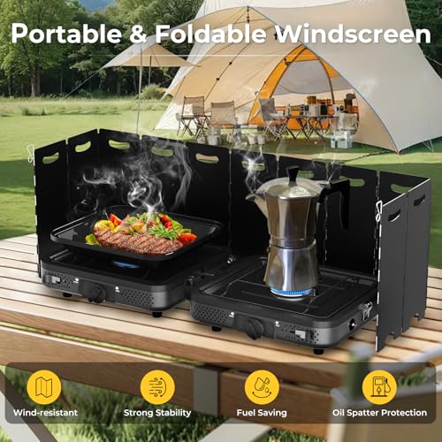 2-Burner-Portable-Camping-Stove-Propane-Folding-Propane-Stove-for-Camping-Camp-Stove-with-17000-BTUTwo-Adjustable-Burners-Gas-Camping-Stove-with-Carrying-Bag-for-Outdoor-CookingBBQ
