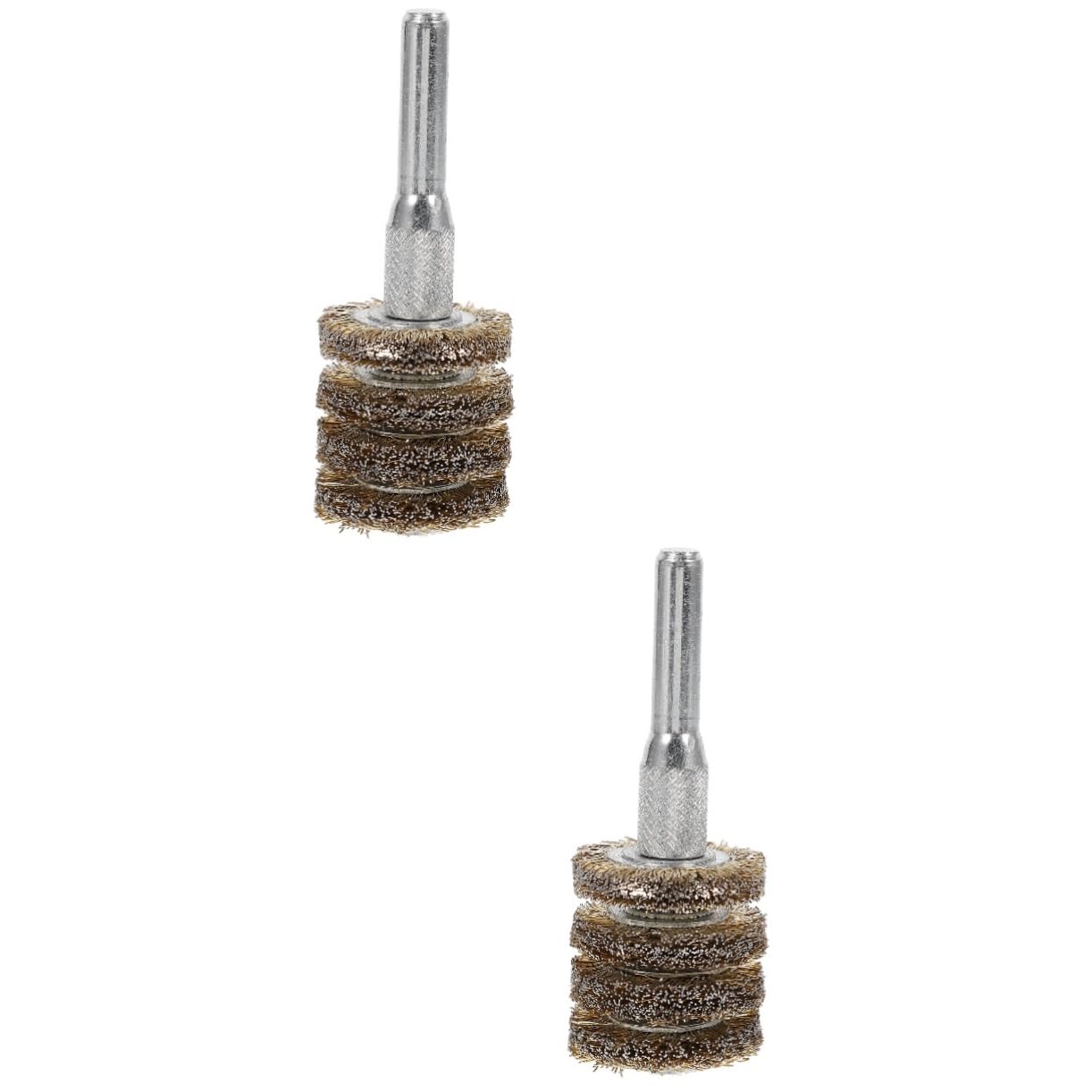 BELLIFFY Wire Brush Drill Attachment Wire Wheel for Rust Removal Compatible with Electric Hand Drill and High Strength