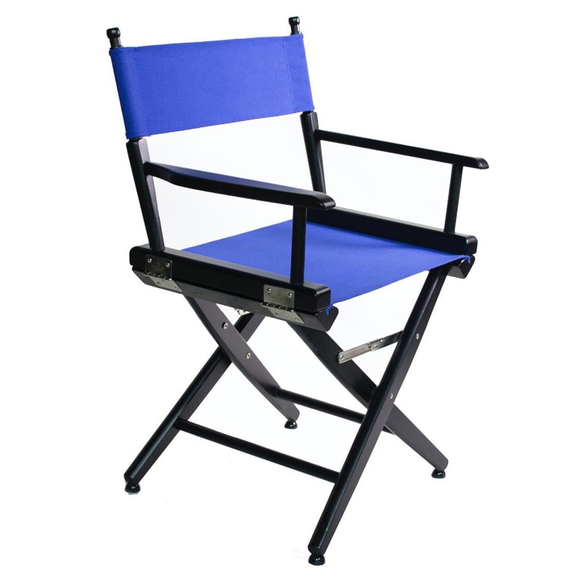 Filmcraft Short Black Frame Director Chairs (Black Frame/Blue Canvas)