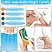 3000PCS Latex Finger Cots Disposable Finger Gloves Anti-Static Finger Covers for Fingertip Protection, Medium Finger Protectors for Electronic Repair, Handicraft, Industrial Application, Beauty, Salon