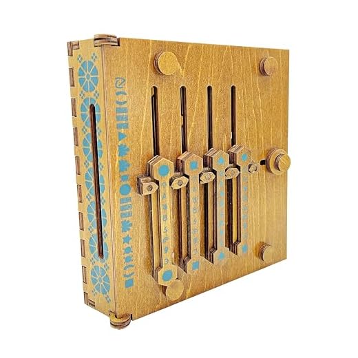 Project Genius Caesar's Codex Classic Wooden Puzzle Box for Kids 8+, Teens, and Adults - Secret Hidden Compartment for Cash, Valuables, and Gift Cards - True Genius Brainteaser, Solve Code to Open Box