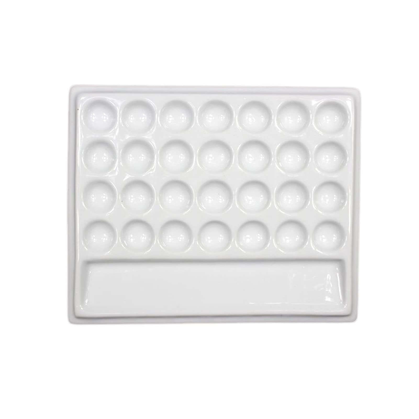 Ceramiczna Paleta Artysty, Akwarela I Gwasz Ceramiczna Taca Mieszająca, Odpowiednia Do Malowania Olejnego, Akwarela, Gwaszu Itp.
