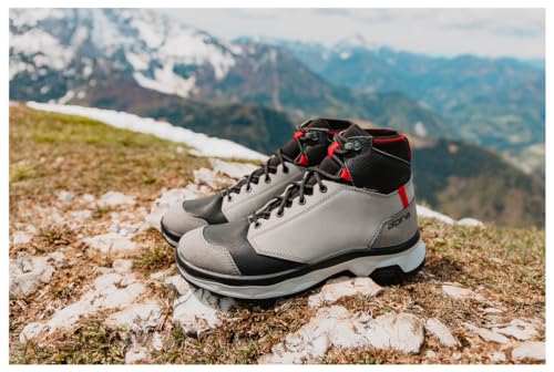 Alpina NORDIC Men's Ankle High Mountaineering Boots | Leighteight and Durable | Leather Waterproof Slip-Resistant Made in Europe3