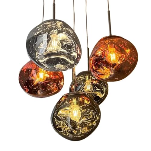 Modern lavalampa, pendellampa glas lampskärm taklampa ljuskrona sänglampa dekoration för restaurang, bar, sovrum, café