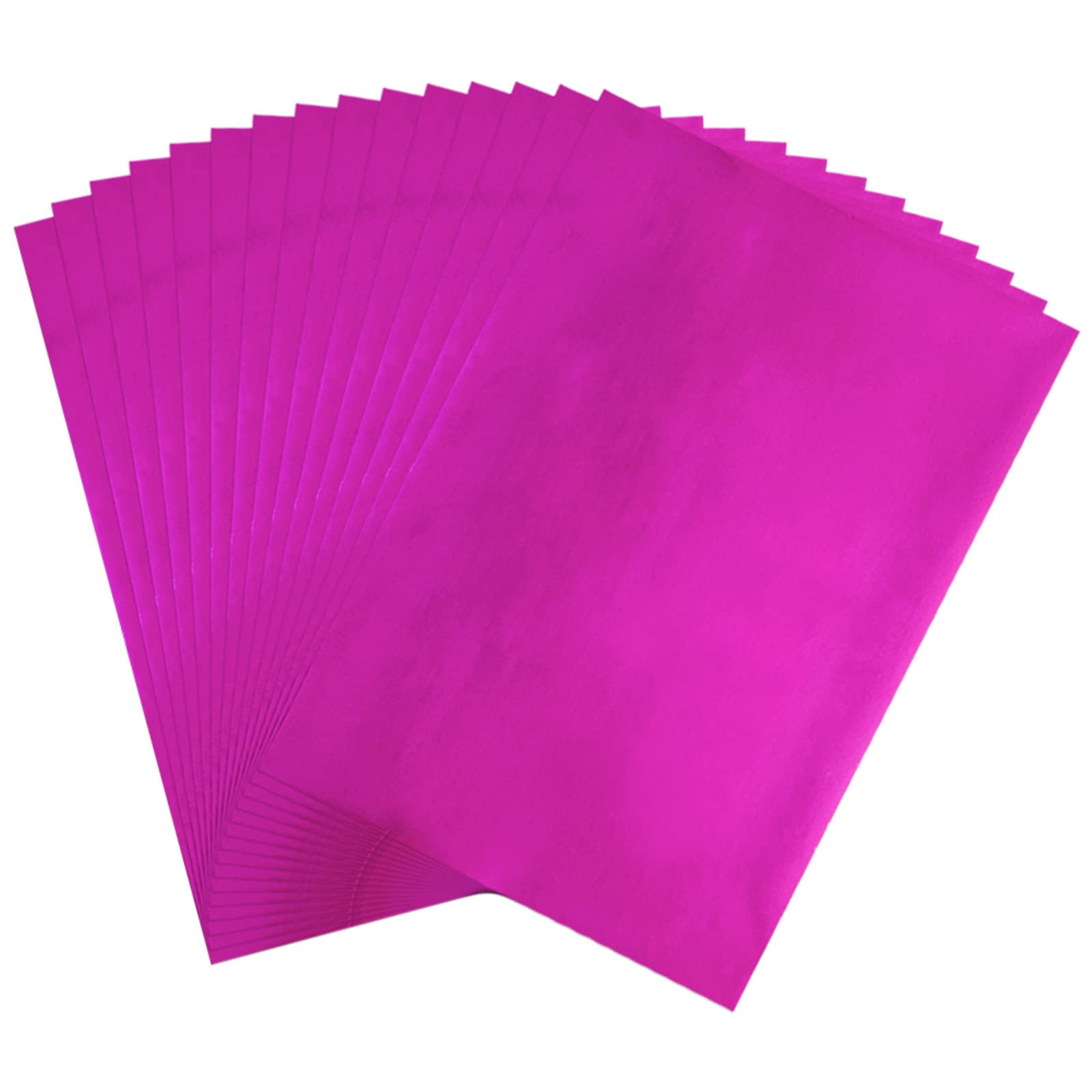 Briartw Plum Color Hot Foil Paper 20x29cm A4 50 Sheets Pack Toner Reactive Foil Stamping Paper by Laser Printer for Scrapbooking Craft Cardmaking DIY Album Decoration — image 1