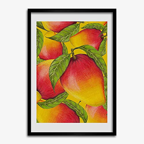 Cadre en bois mangue 50x70 cm Tulup pour illuminer la décoration de votre salon moderne