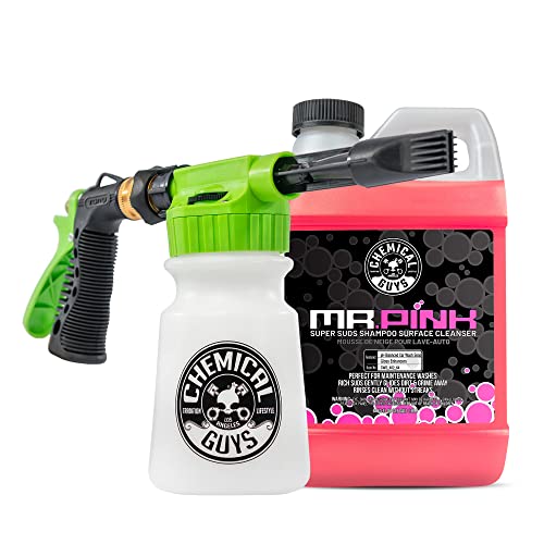 Chemical Guys CWS_402_64FBB Foam Blaster Bundle - Mr. Pink Foaming Car Wash Soap, 64 fl oz (Half Gallon) + ACC_326 Torq Foam Blaster 6 Foam Wash Gun, Works With Garden Hose, (2 Items) - image 1