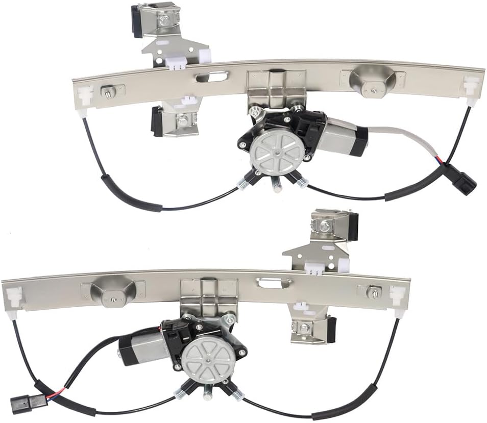 OCPTY Rear Left and Rear Right Side Power Window Regulator fit for 2004 2005 2006 2007 2008 for Pontiac Grand Prix and Motor 748-267
