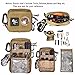 REEBOW GEAR Tactical Admin Pouch EDC Molle Military Bag Organizer Tan