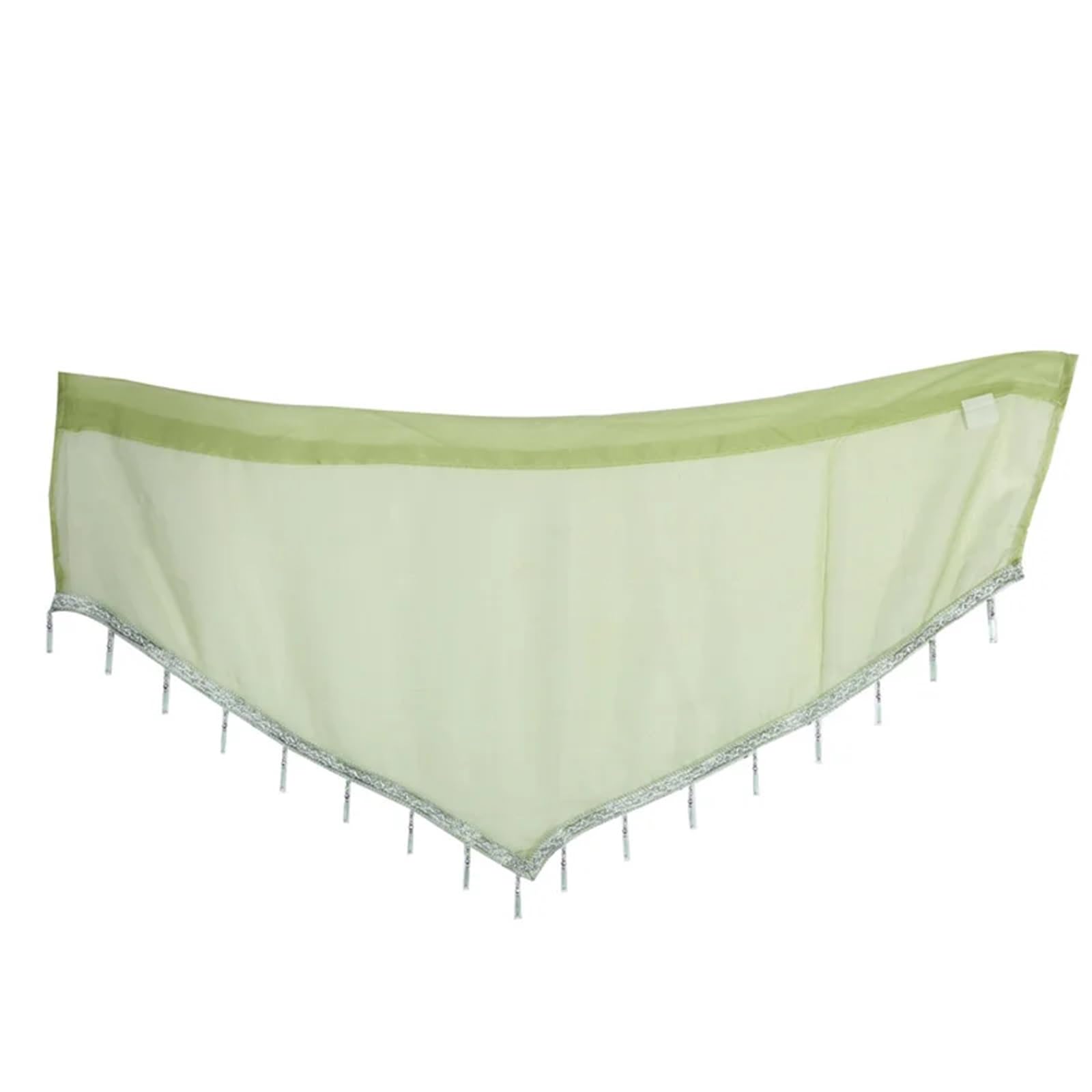 LuoAXINN Short Curtains Solid Color Triangle Shape Kitchen Short Curtain Window Valance Drape Home Decor(Fruit green)