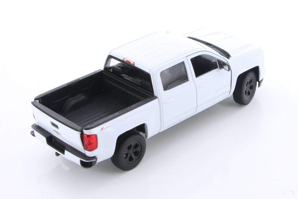 white chevy silverado toy truck