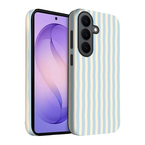 Yuzbira for Samsung Galaxy S26 Case | Blue Stripes | Slim Drop Protection Design by Yuzbira - Used condition - US$12.70