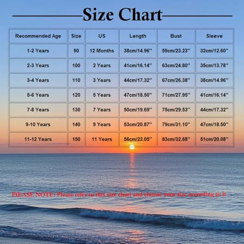 Girls Oversized Crewneck Sweatshirts Long Sleeve Gradient Shirts Casual Pullover Tops Teen Preppy Clothes 1-12T3