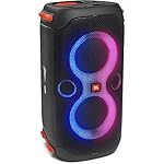 JBL PartyBox 110 - Portable Party Speaker with Built-in Lights, Powerful Sound and deep bass, Black