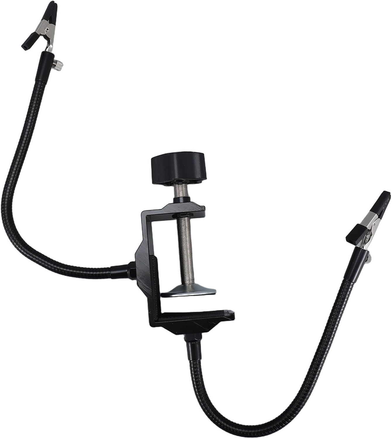 Sosoport Universal Soldering Iron Holder with Adjustable Metal Arm Multifunctional Soldering Station Rack for Electronics and Brazing Equipment