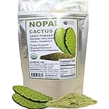 Nopal Cactus Natural Remedy for Healthy Digestion & Sugar Balance Dried Organic Fiber Powder 100%...