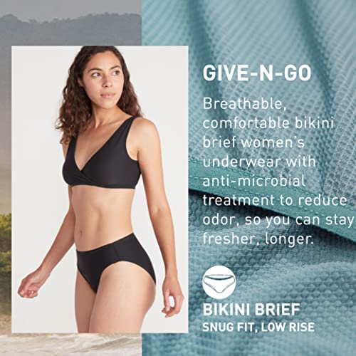 Image of ExOfficio Women's Give-N-Go 2.0 Bikini Cut Brief 2-Pack - Breathable Durable Easy Care Travel Underwear