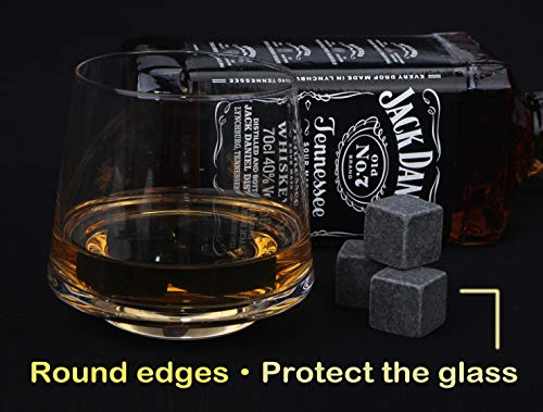 Barleo Malt° BLO-US001 Whiskey Stones Gift Set Pack Of 9 Whiskey Rocks In Engraved Wooden Gift Box, For Dad/Whisky/Bourbon Drinker thumb #4
