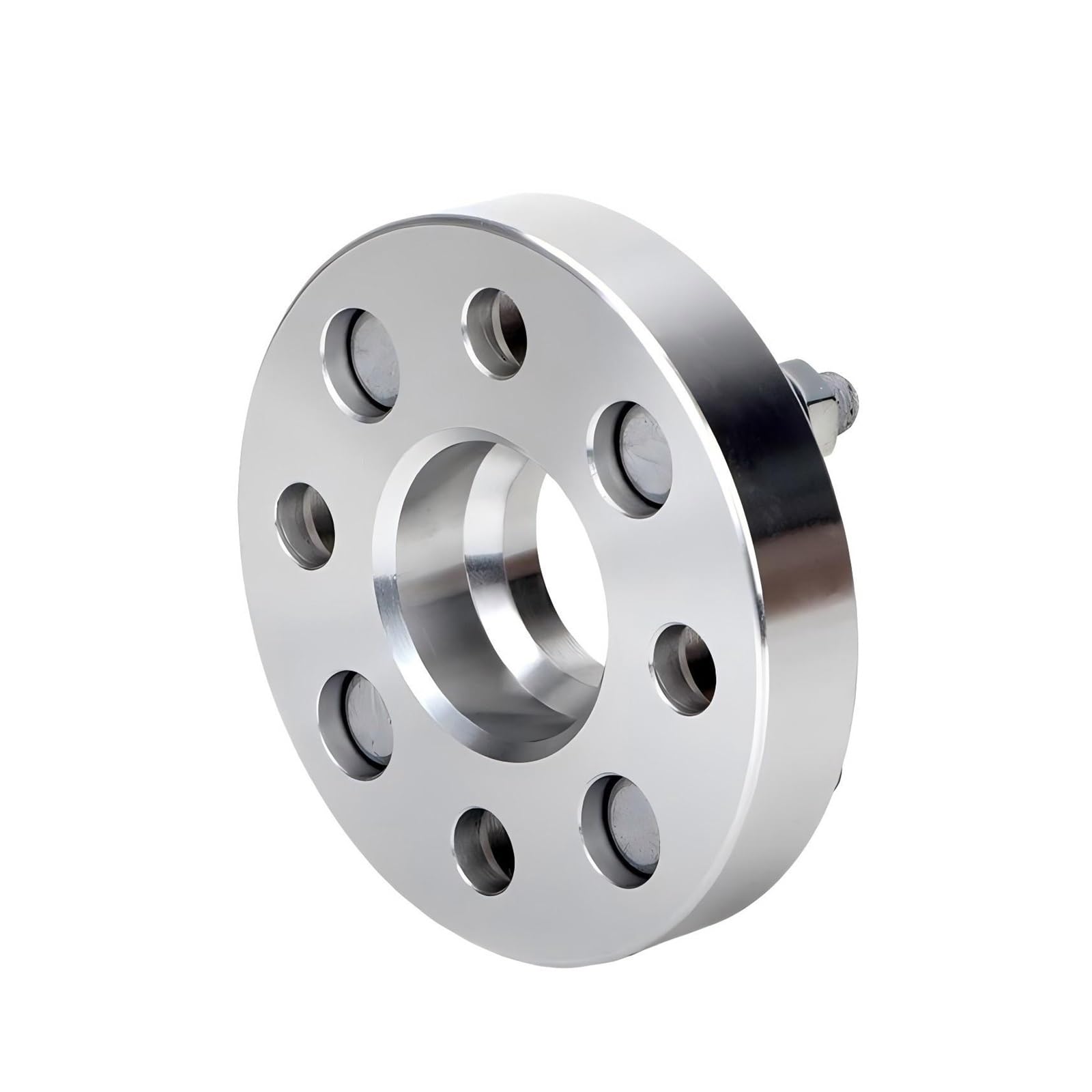 Entretoises de roue de voiture Adaptateur d'entretoise de roue PCD 4x100 CB 57.1mm, 2 pièces, 20/25/30/35mm, pour 4 trous pour Volkswagen(2PCS 30mm Silver)