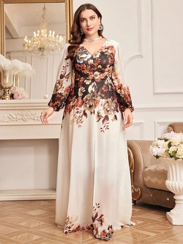 Image of TOLEEN Women's Plus Size Sequin Dress Luxurious Style Formal Cocktail Evening Party Maxi Dresses