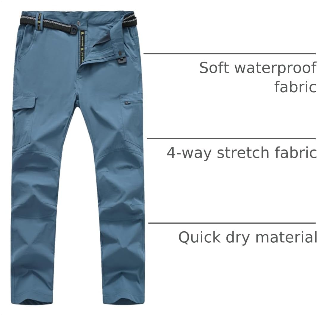 TBMPOY Men's Hiking Cargo Pants image 4