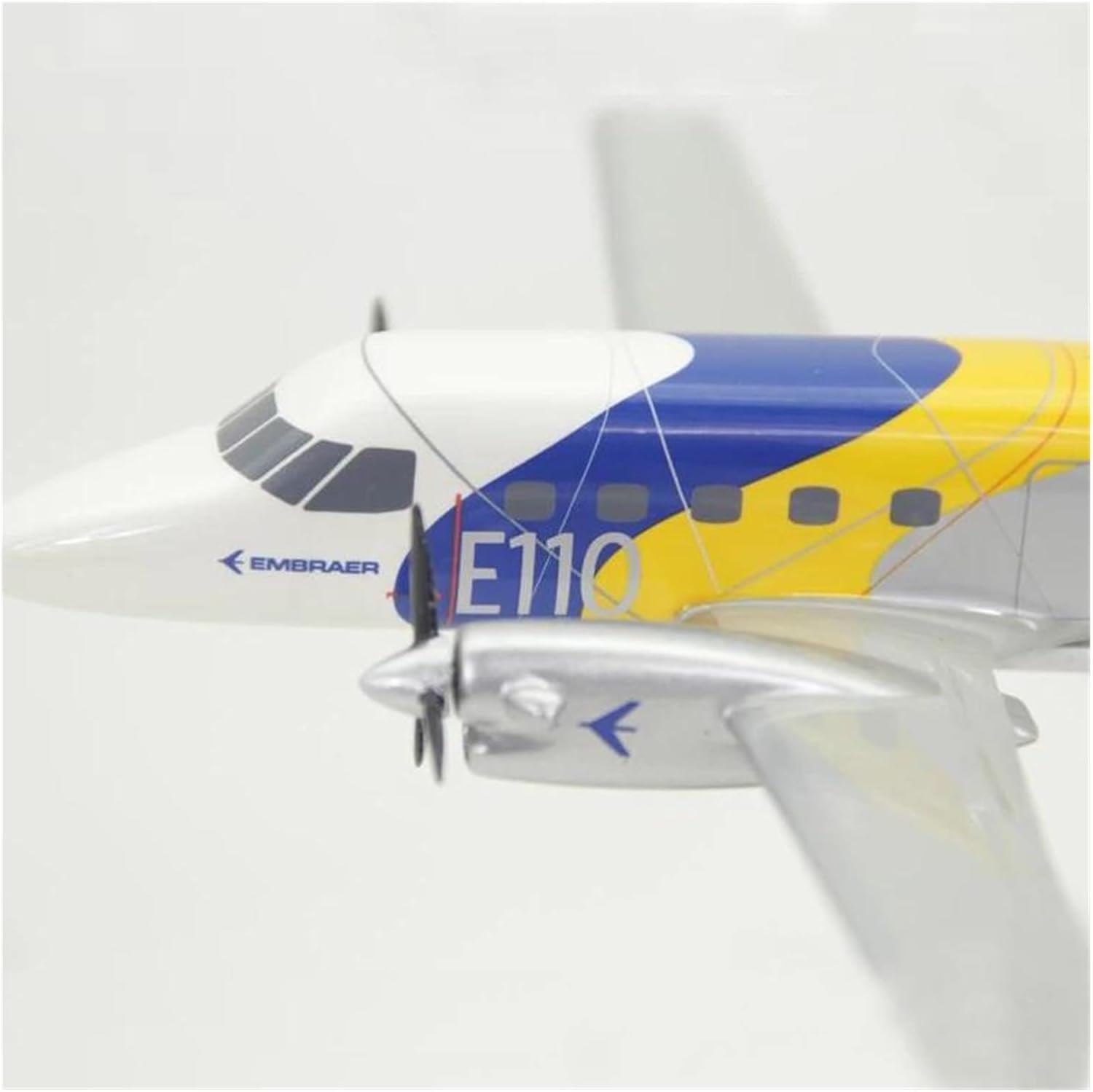 Miniature Scale 1 72 for EMB110 Twin-Engine Turboprop Lightweight Transport Aircraft Simulation Model Collectible Gift Flying Toy Game Kits