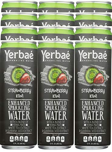 YERBAE: WATER ENHANCED SPARKLING STRAWBEBRY (12 fl oz) - 12Pack