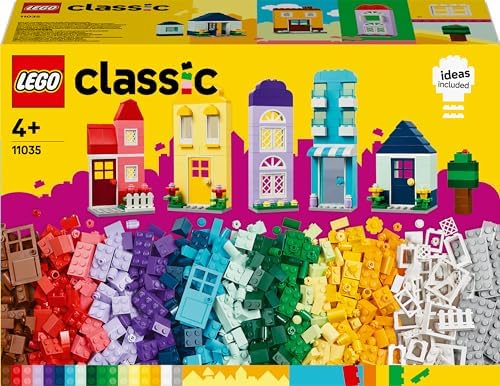 LEGO Classic Yaratıcı Evler 11035-4 Yaş ve Üzeri Çocuklar için 6 Adet Ev Figürü İçeren Yaratıcı Oyuncak Yapım Seti (850 Parça) - Görsel 3