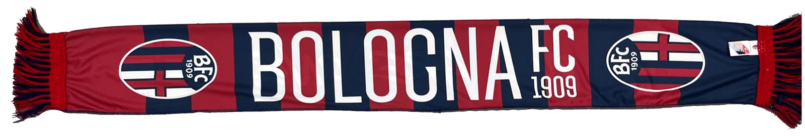 Sciarpa Bologna UFFICIALE modello leggero Raso in poliestere Rossa-Bianca-Blu 1909 SCPBORBB02