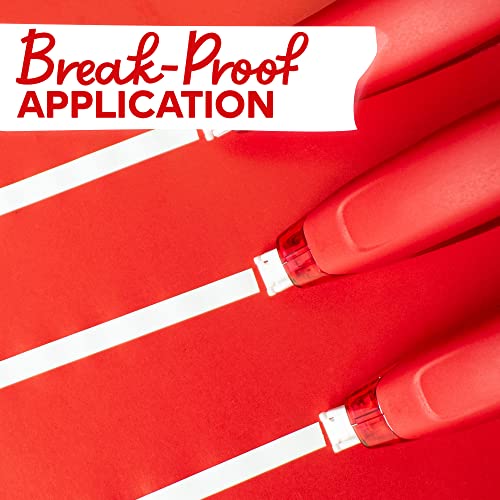 Xfasten White Out Tape Correction Tape 158-Feet Total, 0.20-Inch X 26.25-Feet (6-Pack) Writing Supplies & Correction Supplies, Teacher Essentials Ambidextrous Applicator Paper Whiteout Correction Tape #TOP2