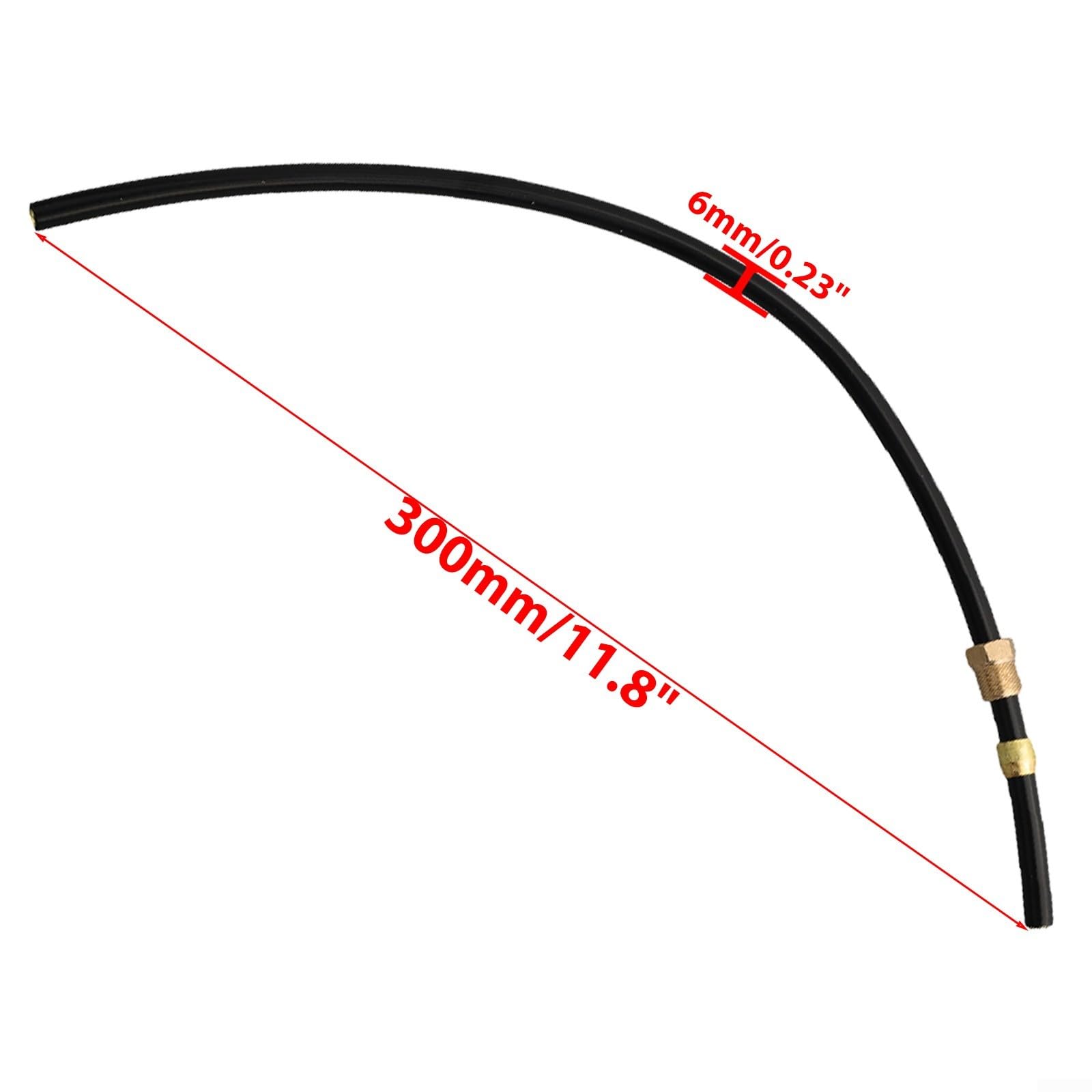 Tubo Ad Avvolgimento Automatico Per Aria 6m (19.7ft) Con Raccordo E Limitatore Di Curvatura - Per Compressore E Gonfiaggio Auto/Moto - 2