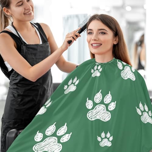 Capa impermeable profesional para corte de cabello con cierre ajustable miniatura 7