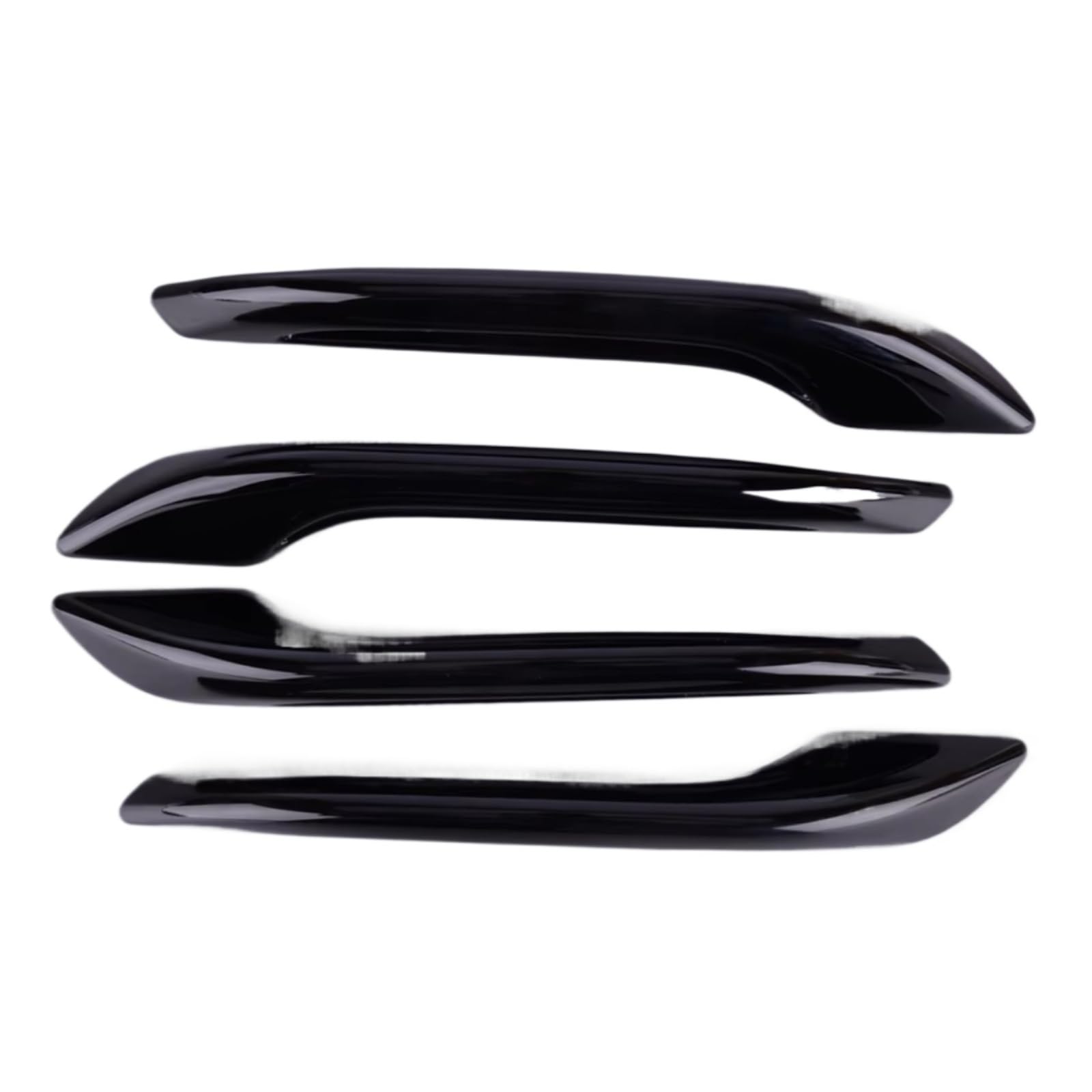 Dspolimv One Color Outer Door Handle Cap Compatible With Tesla For Model 3 Y 2021-2022 Car Door Handle Cover 4Pcs Glossy Black Abs Parts Accessories Modification