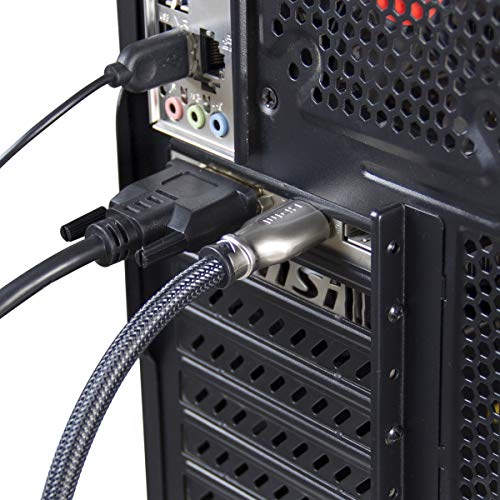 Farstrider Hdmi Cable 4K / Hdmi Cord 10Ft - Ultra Hd 4K Ready Hdmi 2.0 (4K@60Hz 4:4:4) - High Speed 18Gbps - 28Awg Braided Cord-Ethernet /3D / Hdr/Arc/Cec/Hdcp 2.2 / Cl3 #TOP3