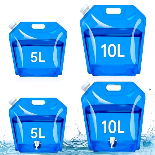 3-teilig Set Faltbare Wasserkanister 10L - Outdoor Camping Wasserspeicher