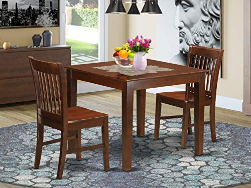 3 Pc Dinette set with a Dining Table and 2 Dining Chairs in