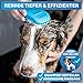 BluePet Badebürste Gummistriegel Für Kurzhaar Hunde & Katzen mit Massageeffekt I Entfernt loses Deckhaar, Staub & Schmutz I Idealer Badestriegel zum Einmassieren von Hundeshampoo