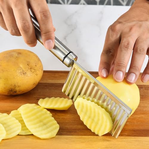 Cortadora de papas VANZACK acero inoxidable 22.5 cm miniatura 4
