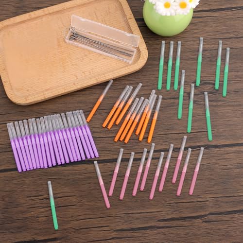 Image of 50pcs Shower Head Cleaner Tools, Multipurpose Shower Head Cleaning Brushes Multi-Size Showerhead Cleaner Picks Anti-Clogging for Bathroom Small Hole Nozzle Little Gaps (Orange, Green, Pink, Purple)