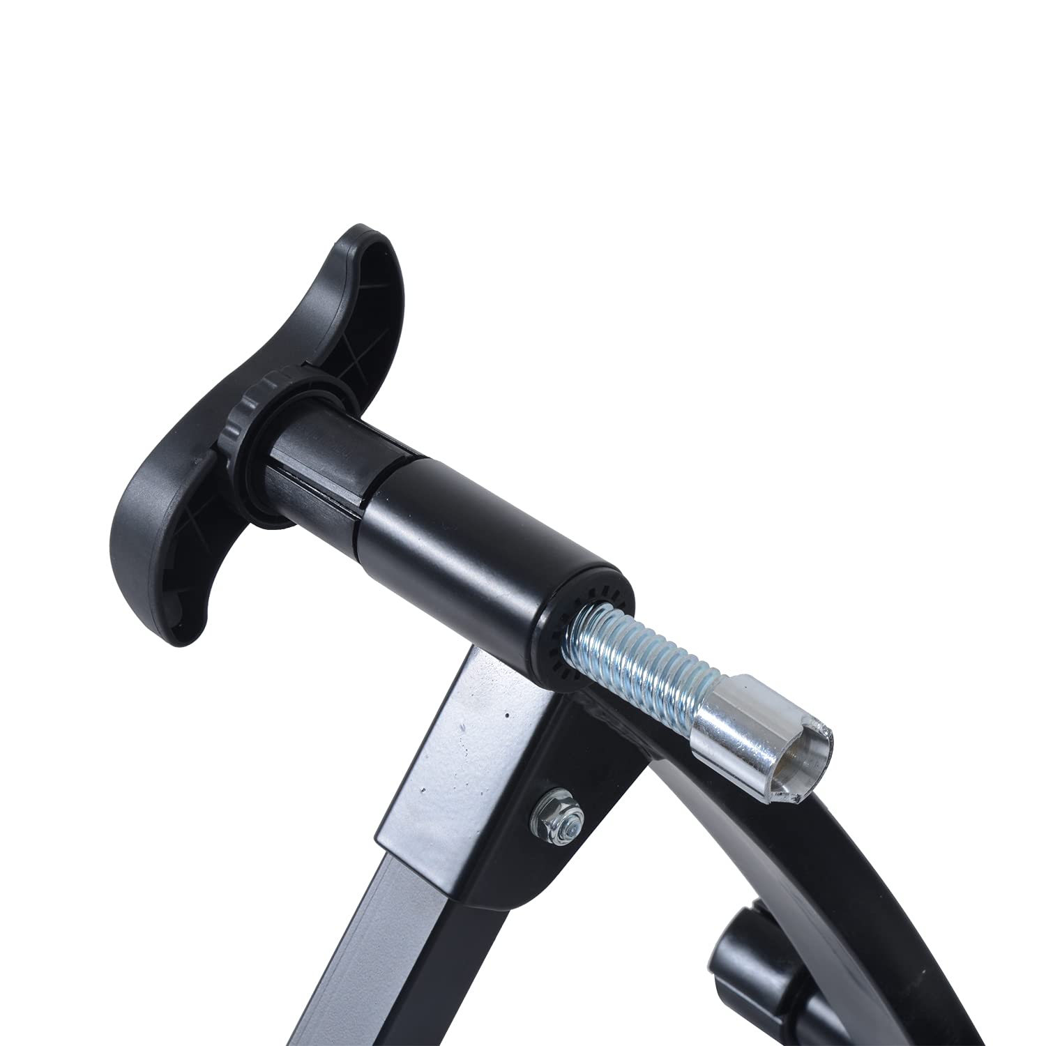 HOMCOM Rullo per Bici per Allenamento a Casa, Pieghevole in Acciaio per Ruote da 26''-28'', 54.5x47.2x39.1cm