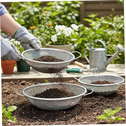 Tamis à compost à poignée pour filtrer efficacement le sol et les roches