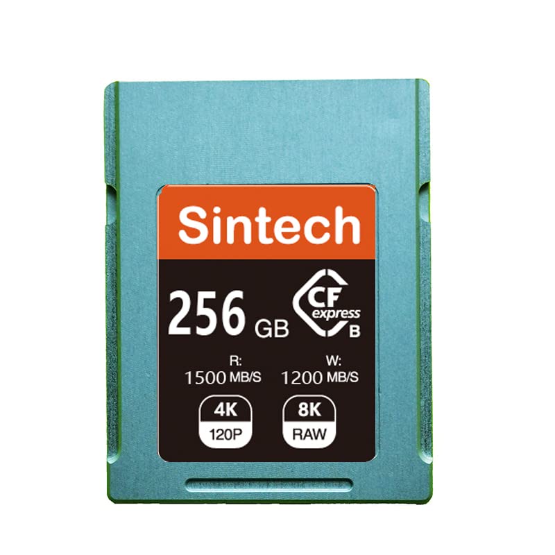 Sintech CFexpress Type B Card 256GB,Compatible with Nikon Z6 Z7 Z9